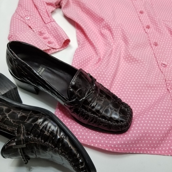 Duck Head Pink White Polka Dot Shirt L/g - Picture 2 of 8